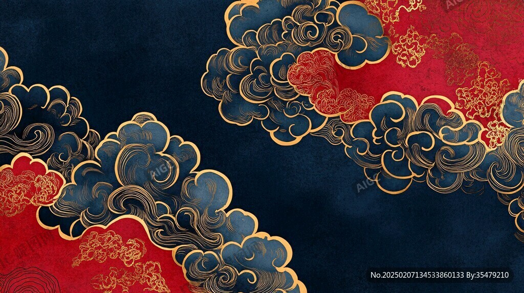 金银云纹