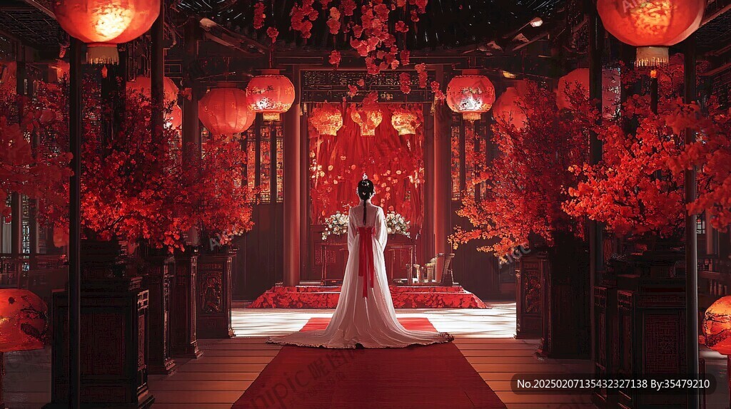 中式婚礼场景再现