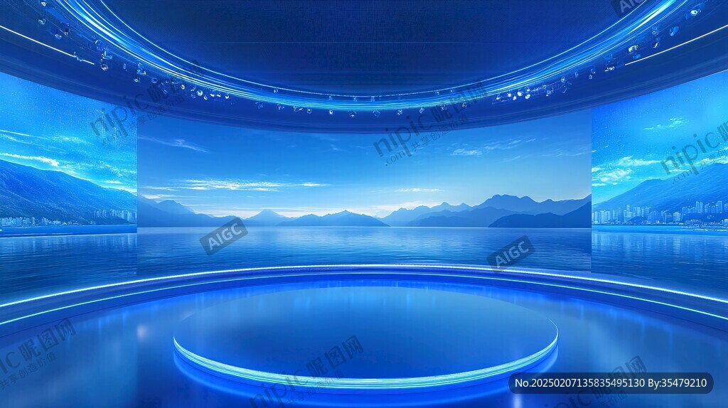 会议3d舞台