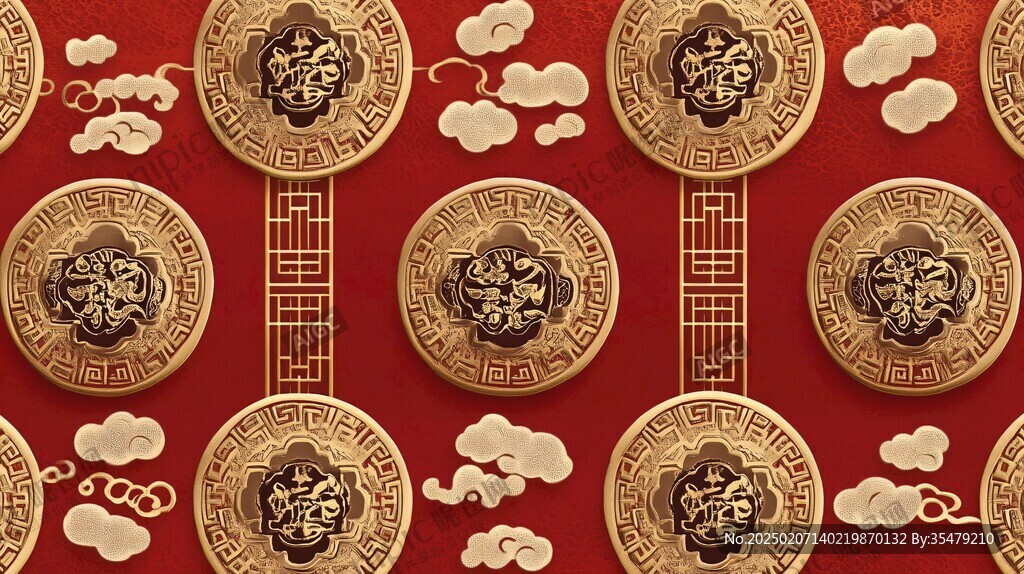 中式福墙