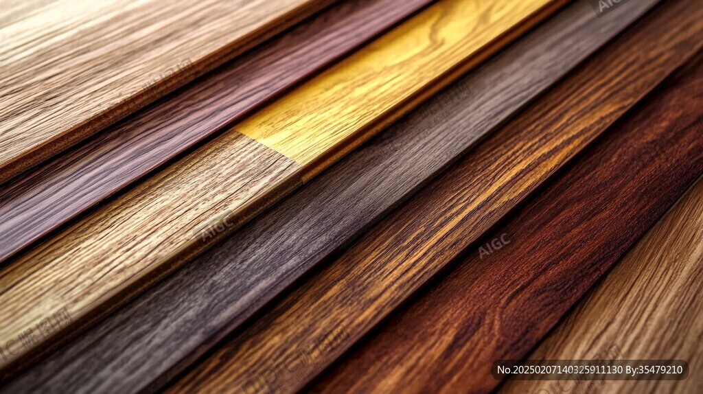 多种颜色木板木材