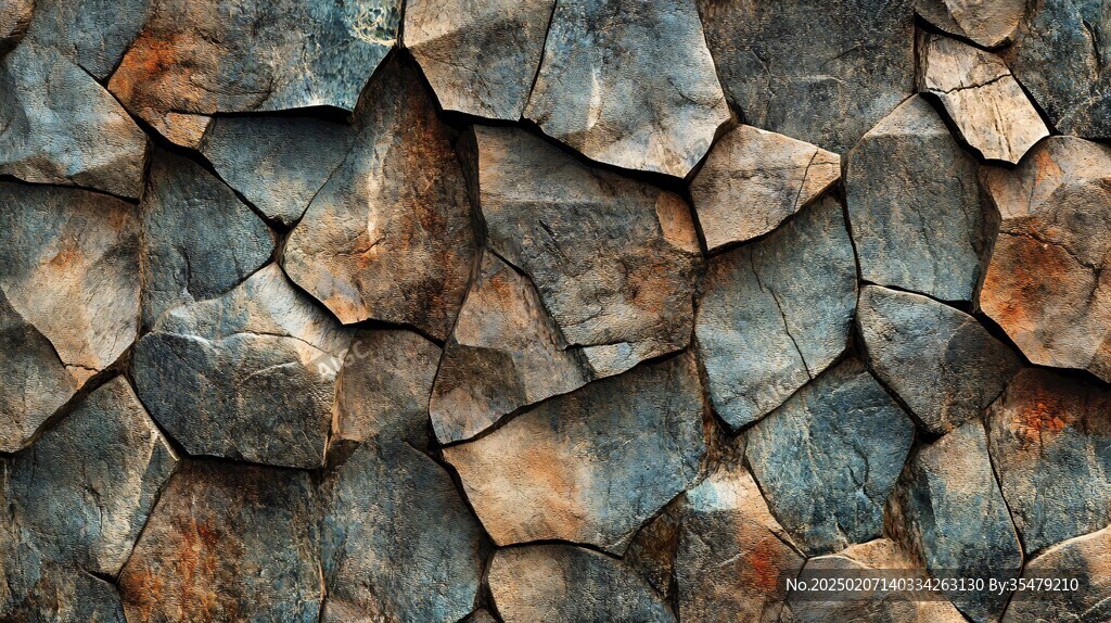 炫酷粗犷矿石裂痕