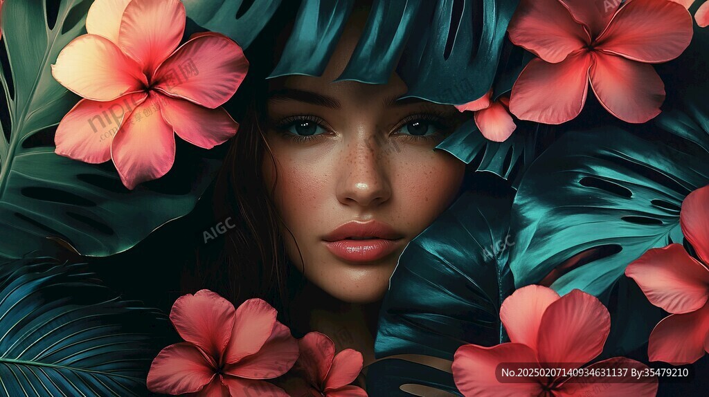 写实人物插画