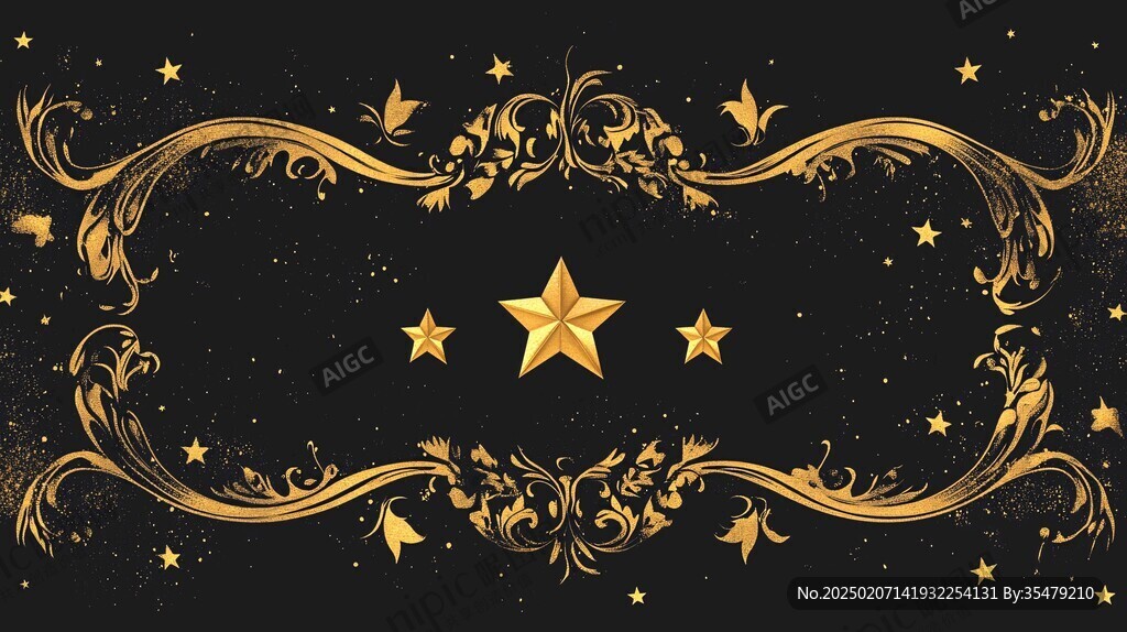 黑金星星