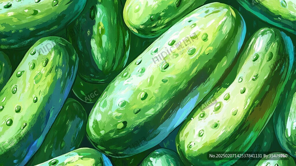 黄瓜插画