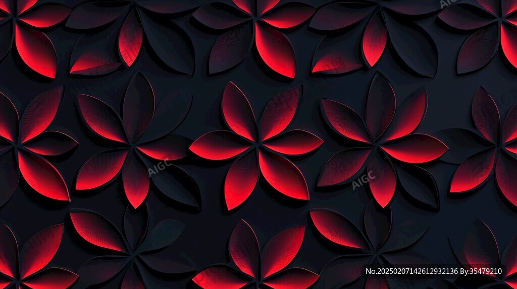 3d立体花壁纸