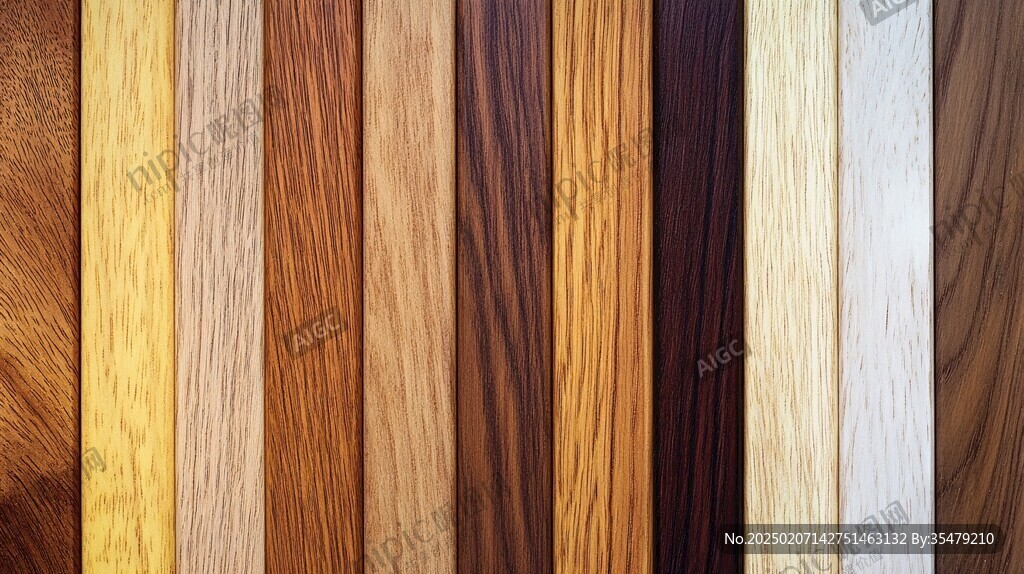 多种颜色木板木材