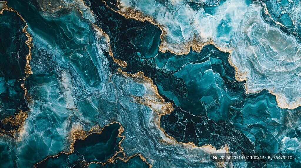 蓝色玛瑙石艺术背景