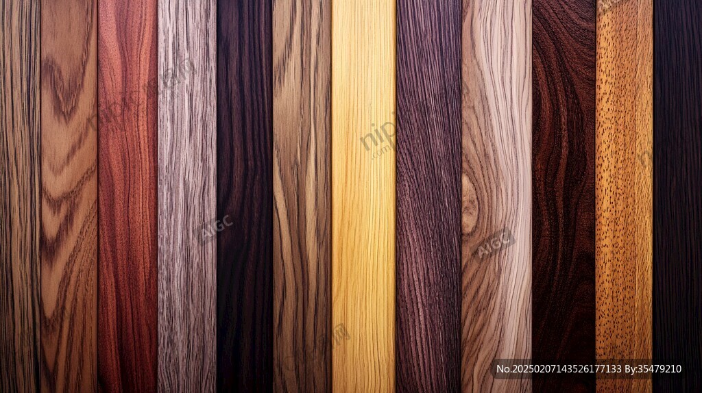 多种颜色木板木材