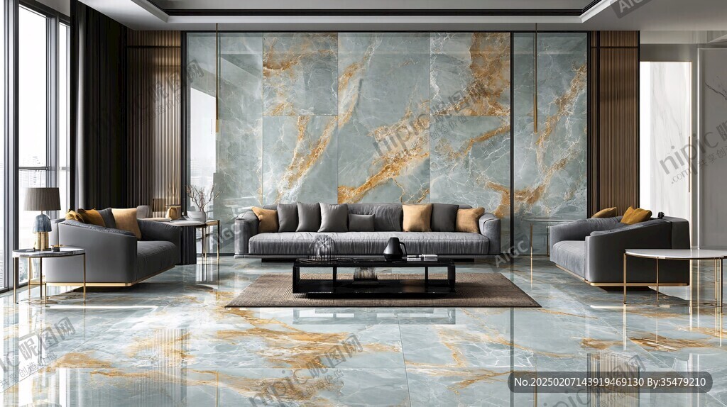 岩板客厅场景素材