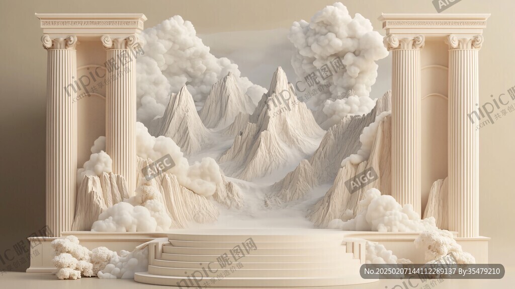 二维半浮雕场景