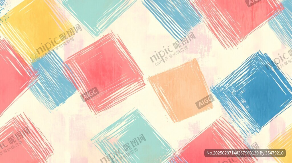 现代轻奢色彩色块