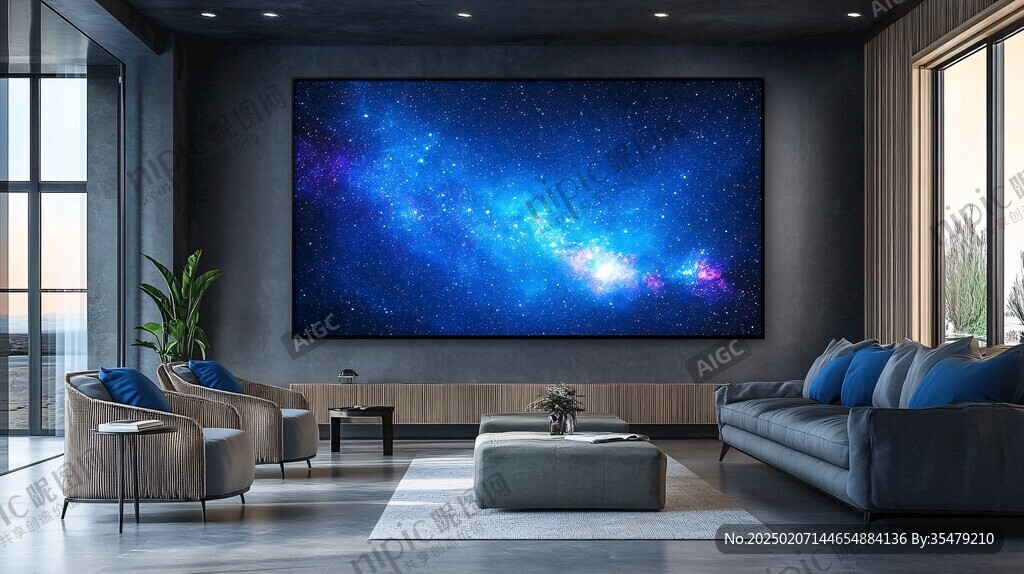 宇宙银河系背景墙