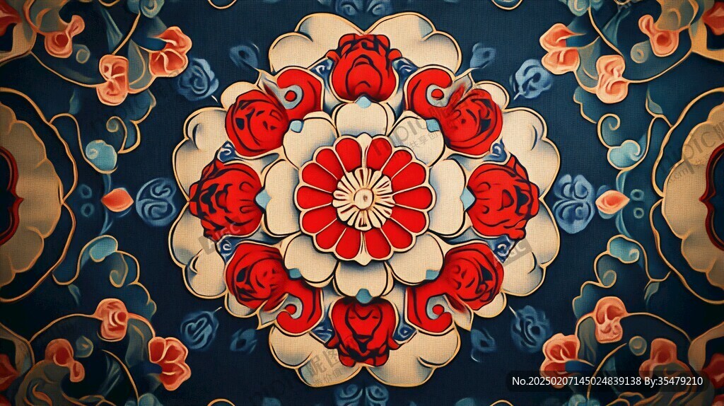 花罗地菩提纹