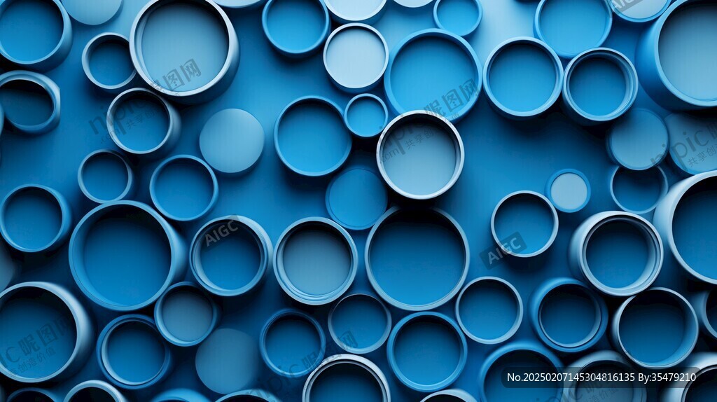 3d立体圈圈背景