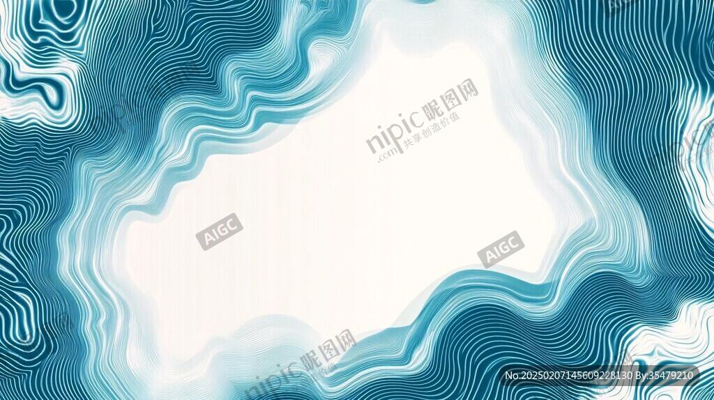 抽象线条山水背景