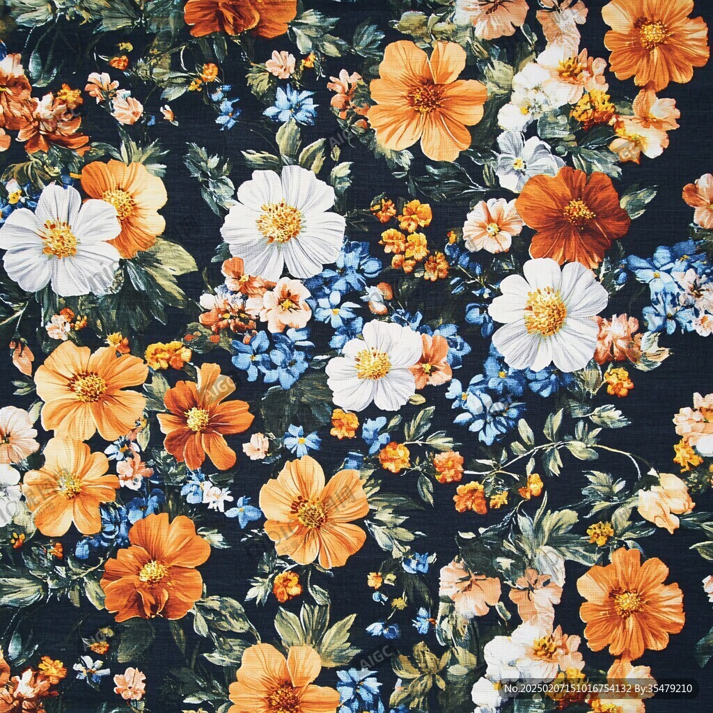 服装印花小碎花花布