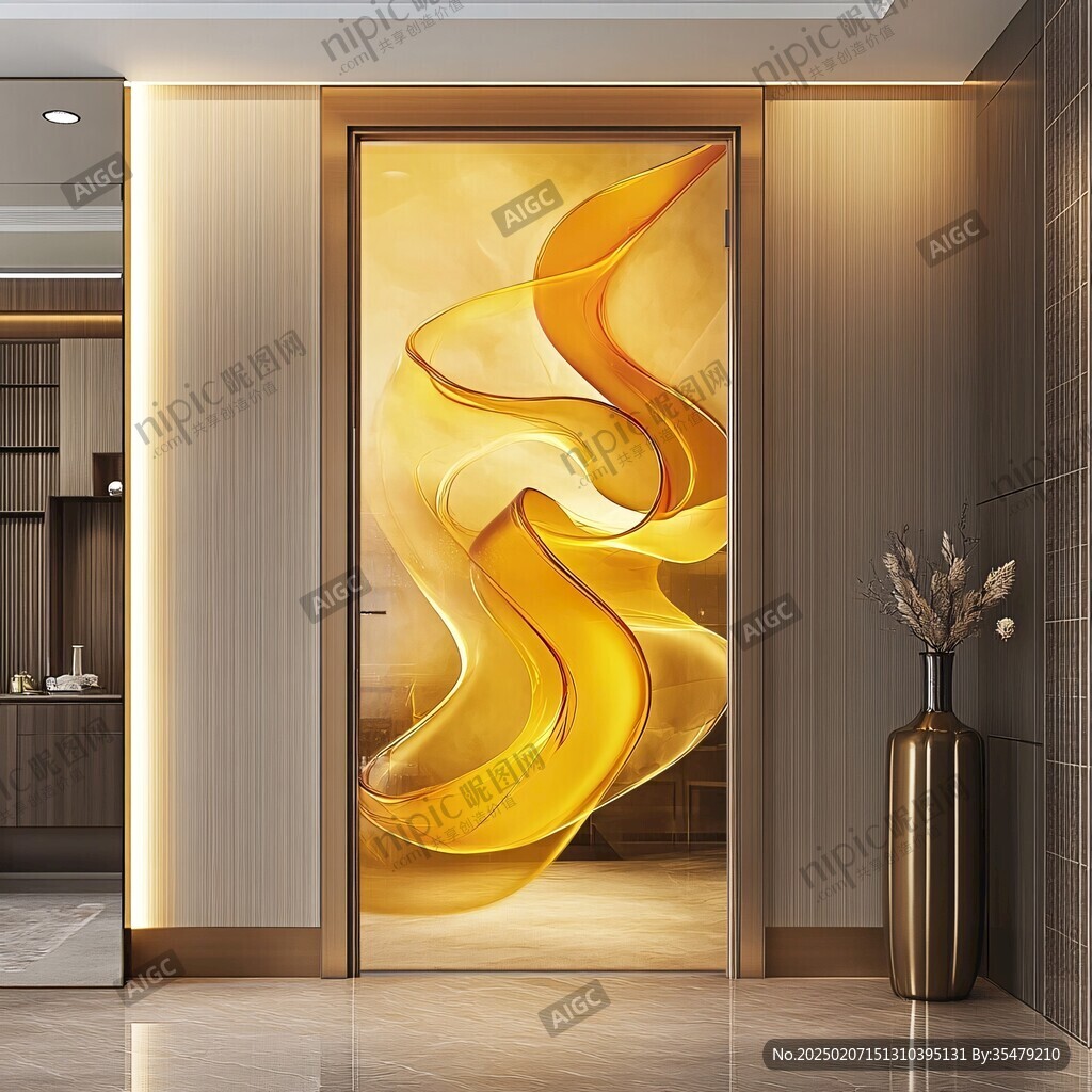 电梯间装饰画壁画