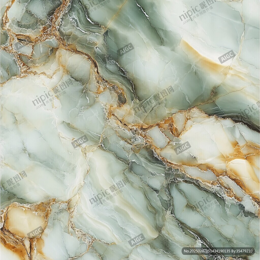 高清绿蓝大理石纹石材