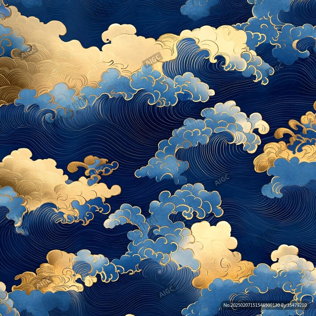 宋代云图高端云纹装饰