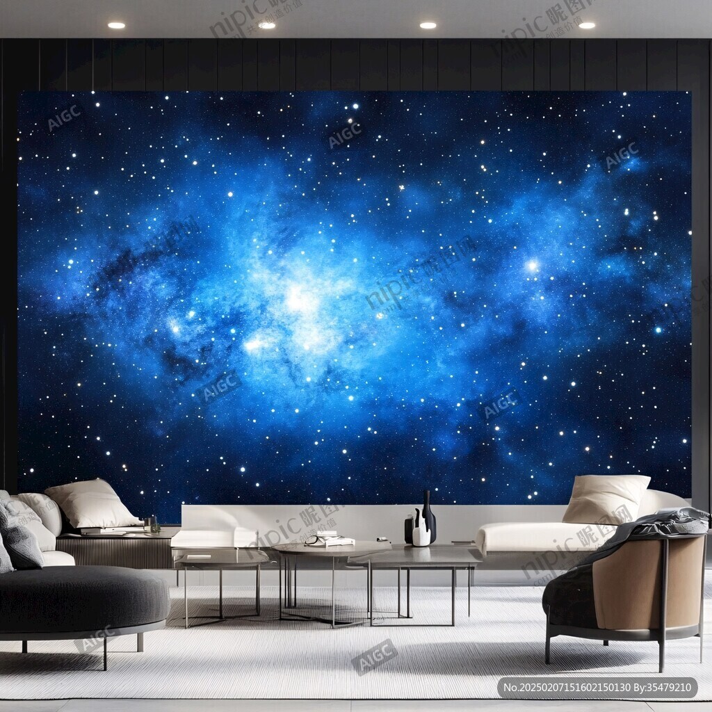 宇宙银河系背景墙
