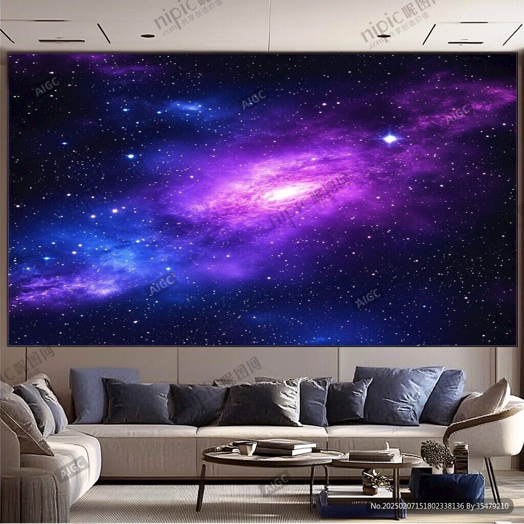 宇宙银河系背景墙