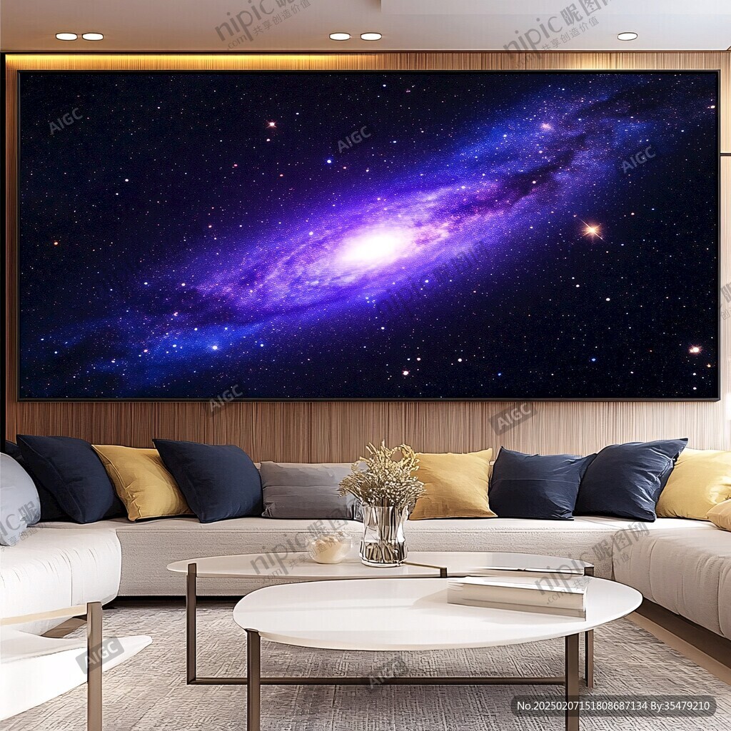 宇宙银河系背景墙