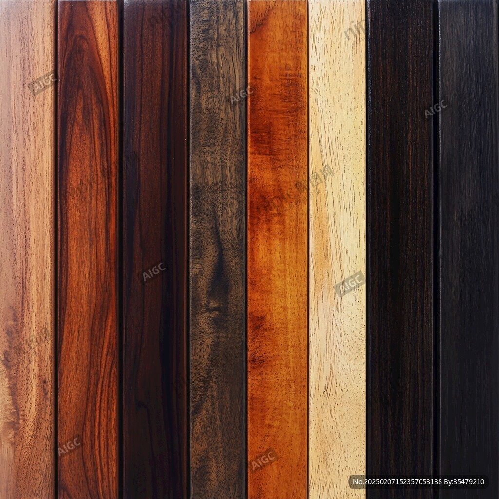 多种颜色木板木材