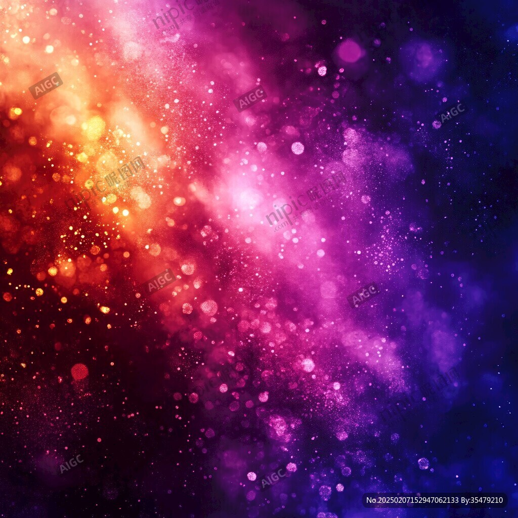 抽象背景浪漫星云