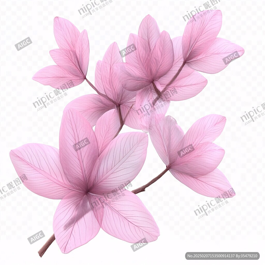 辛夷花插画
