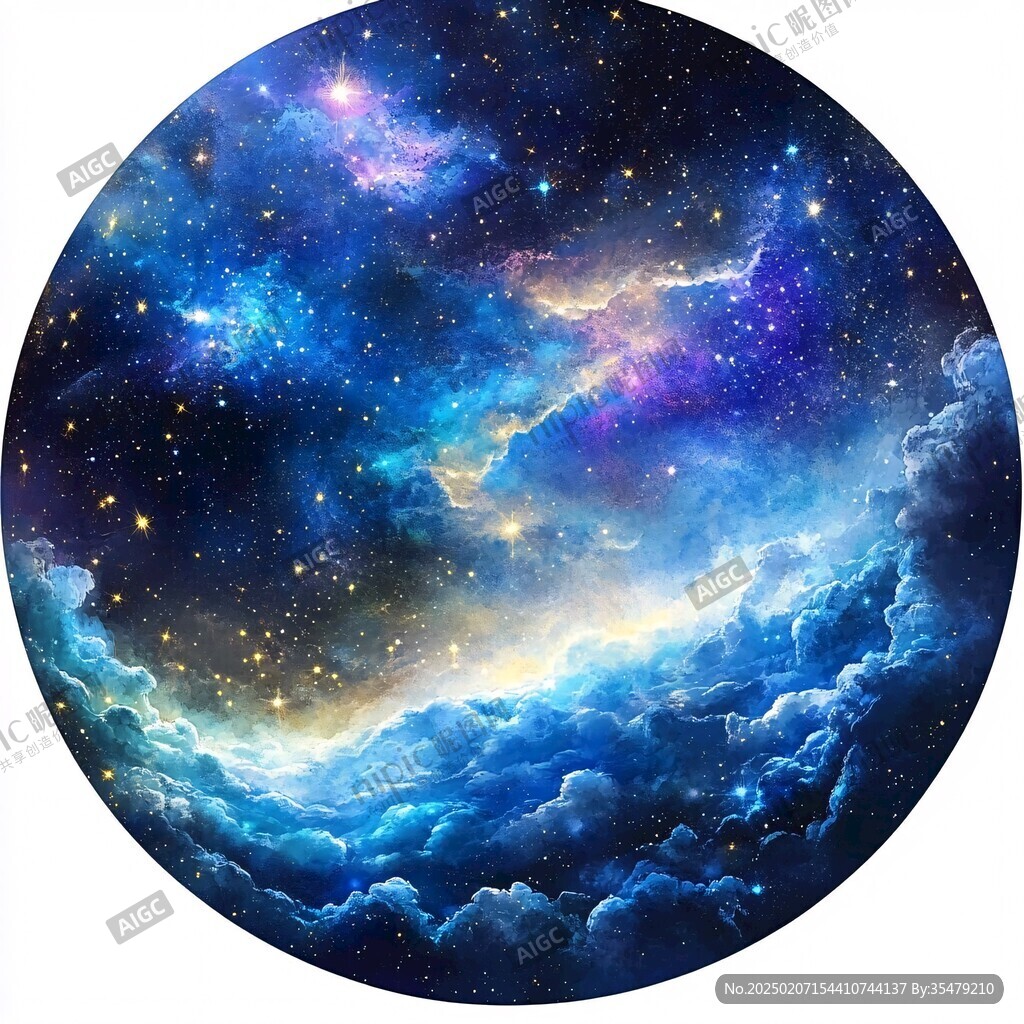 银河立体画