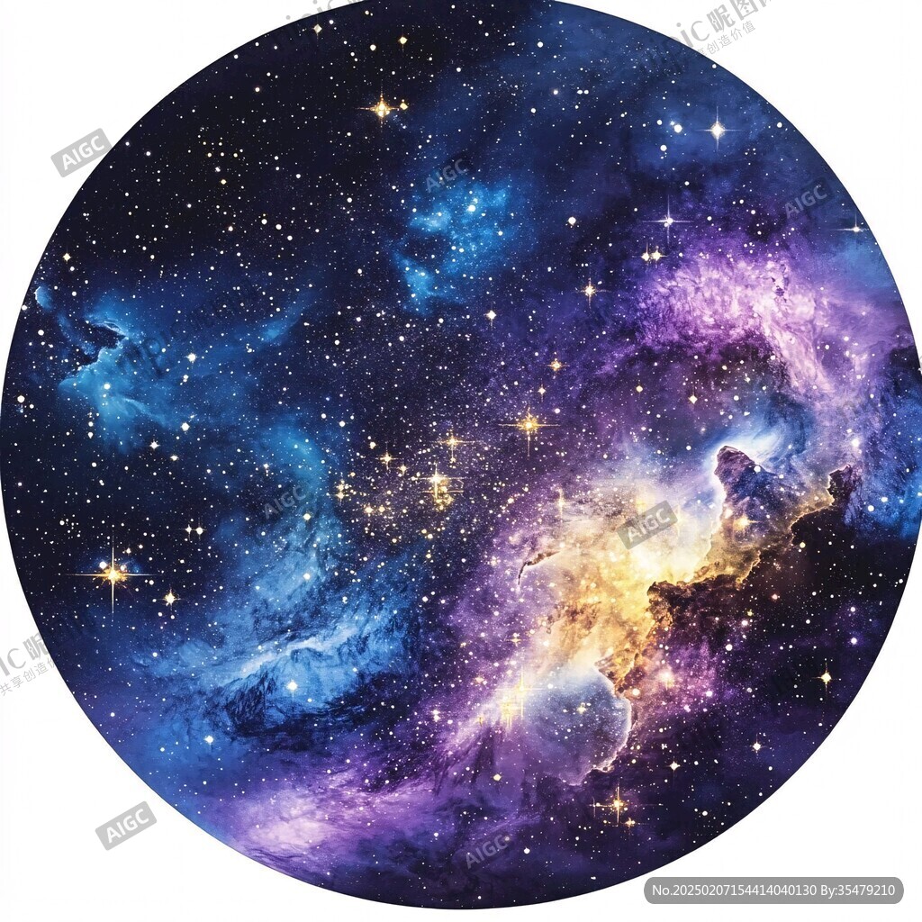宇宙天文炫彩底纹