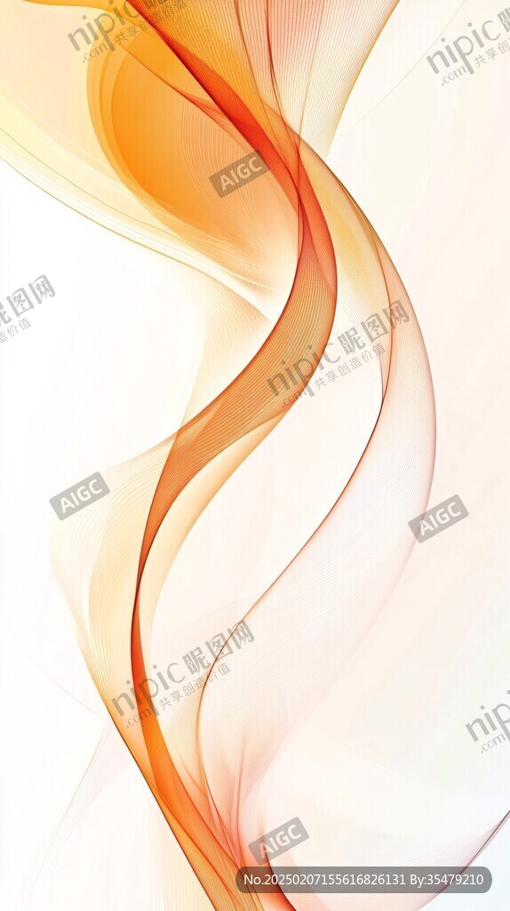 炫彩绚丽曲线条纹高雅