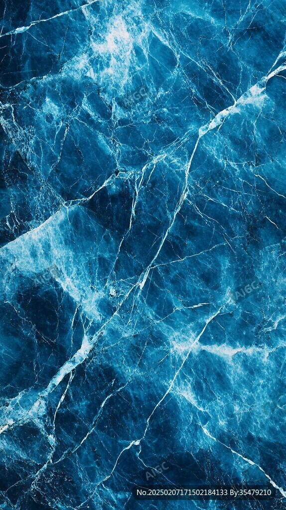 高清蓝色大理石纹理