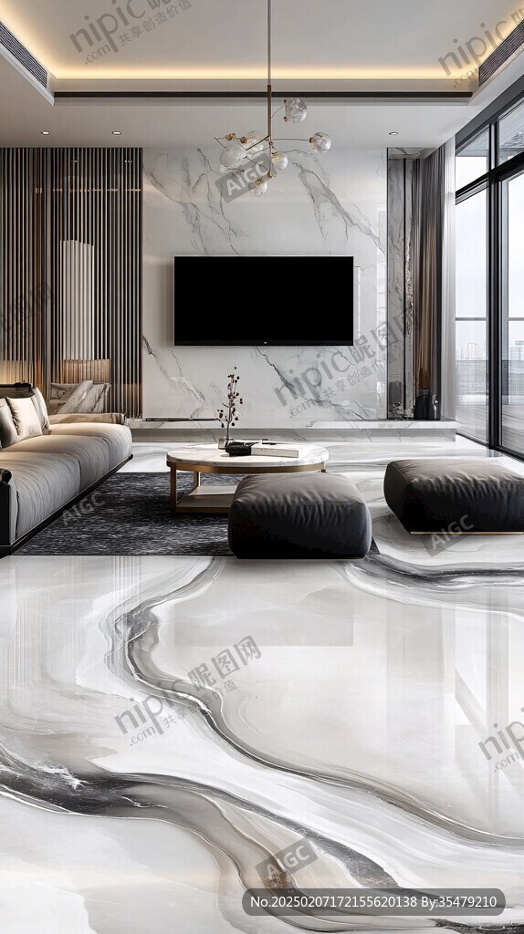 岩板客厅场景素材