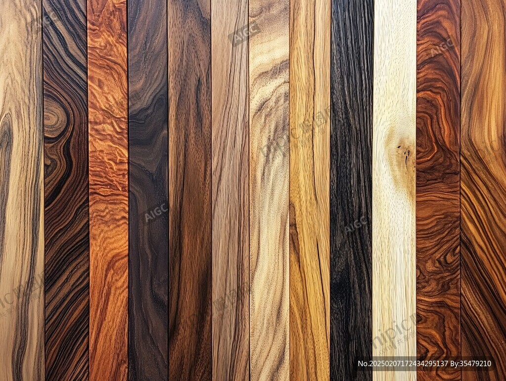 多种颜色木板木材