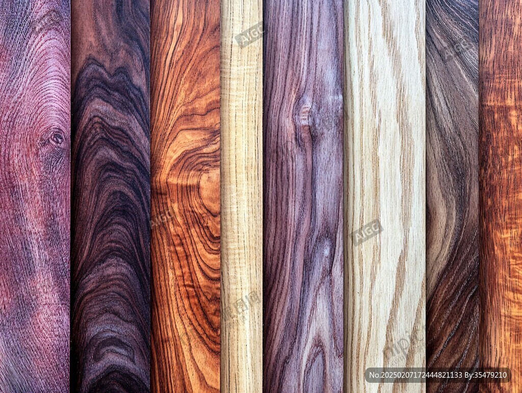 多种颜色木板木材