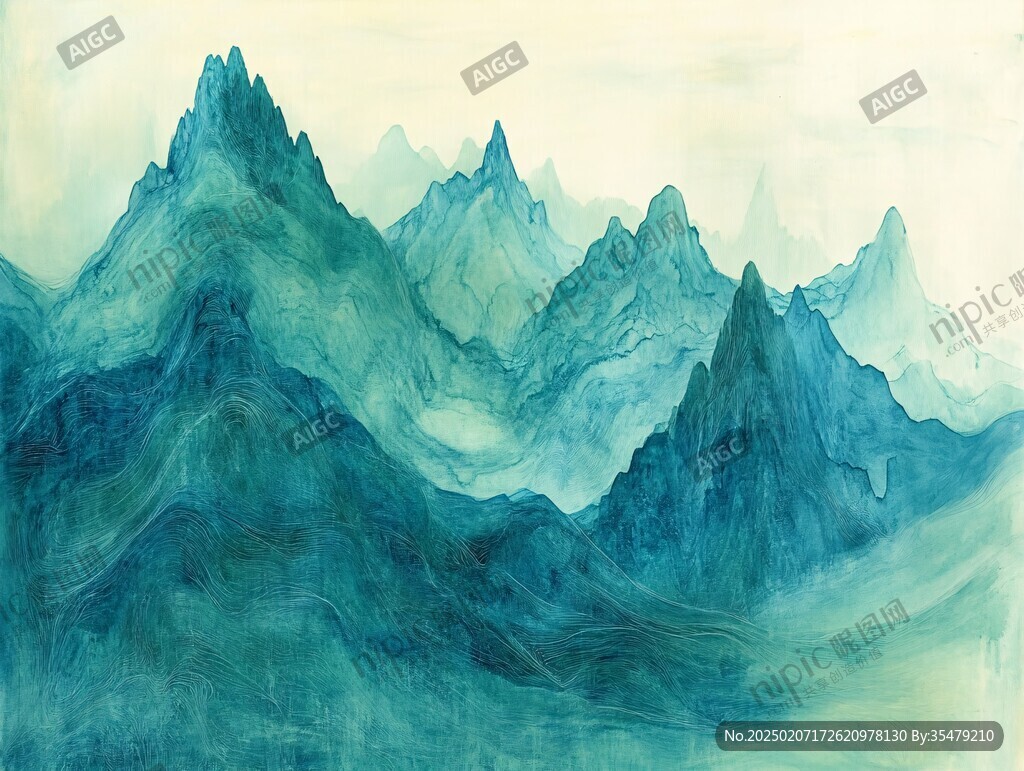 群山艺术画