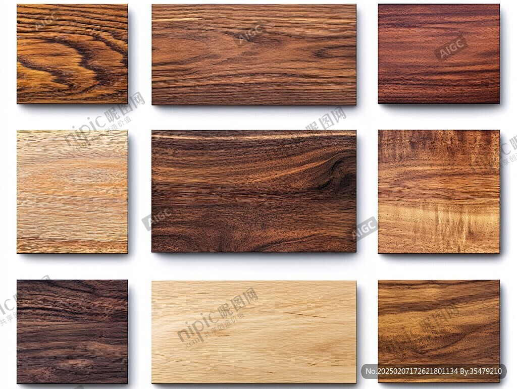 原木色木纹图片色卡