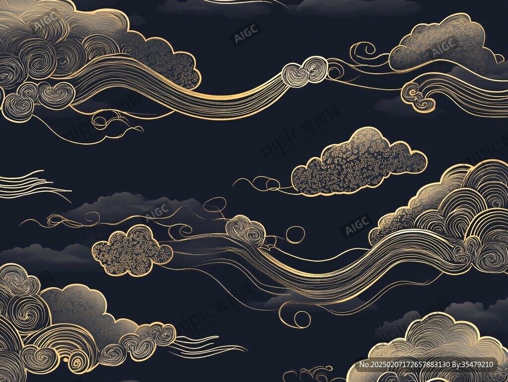 金银云纹