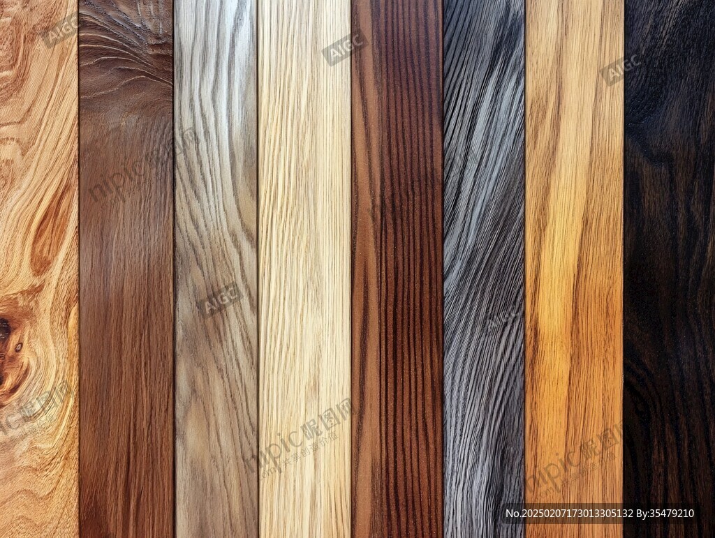 多种颜色木板木材