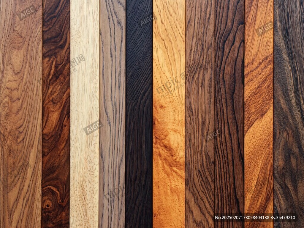 多种颜色木板木材