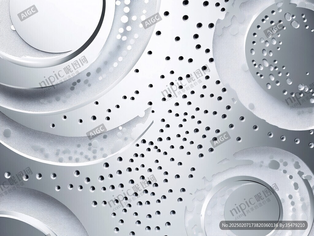 3d立体圈圈背景