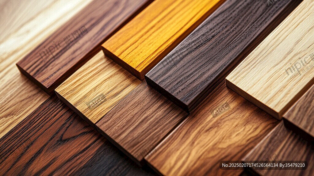 多种颜色木板木材