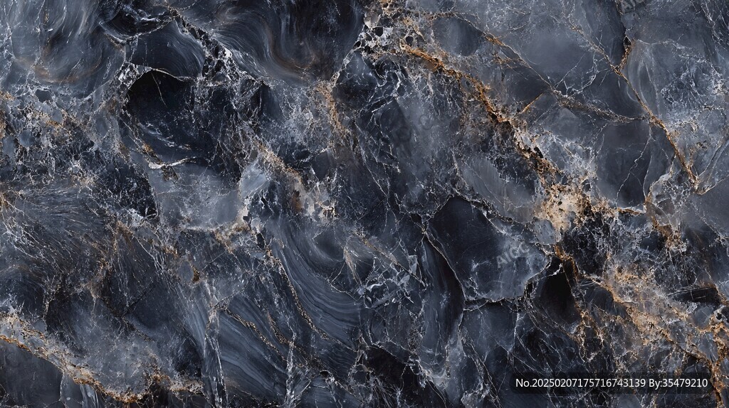 蓝色透光大理石装饰画