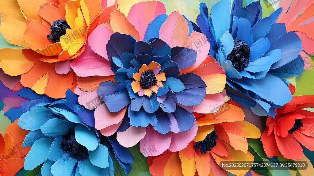 3d立体花壁纸