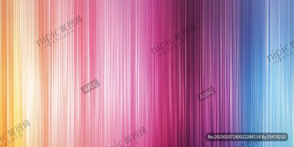 多彩竖线条渐变背景