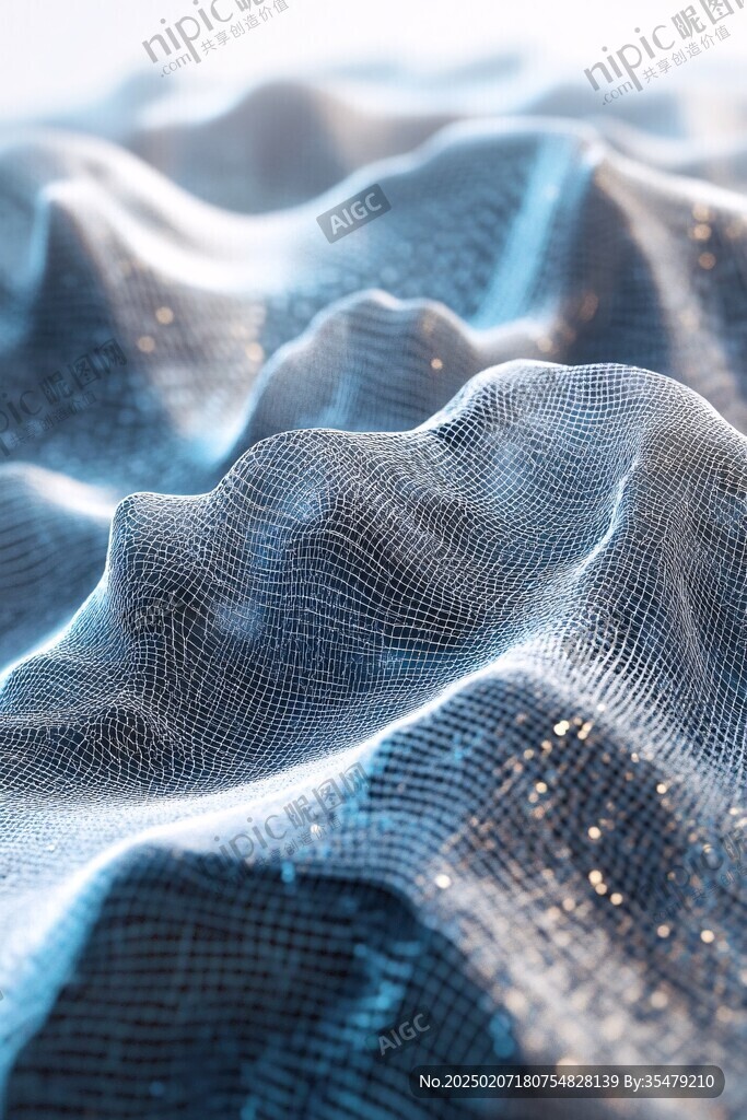 3d波浪线弧线弧形山