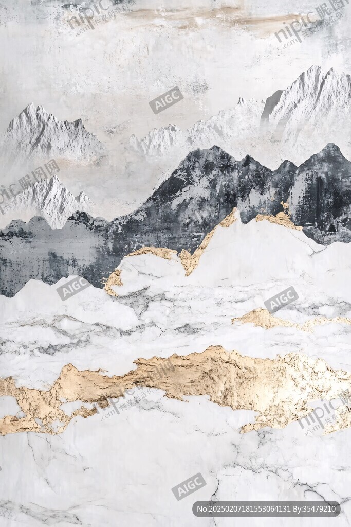新中式雪山