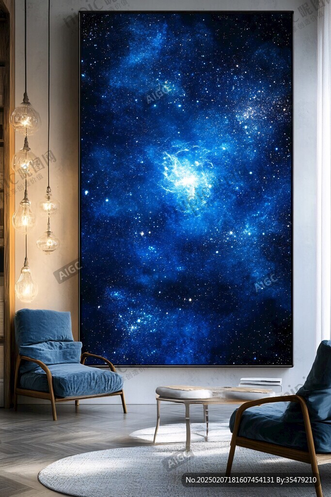 3d宇宙壁画